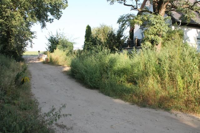 Sicht vom Grundstück Zufahrt für hintere Bebauung 