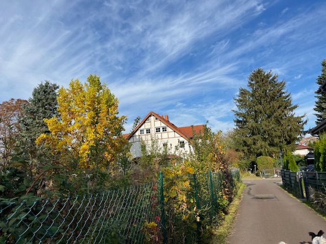 Stichstraße zum hinteren Grundstück