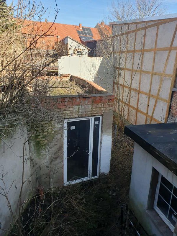 Blick in Hof aus Obergeschoss