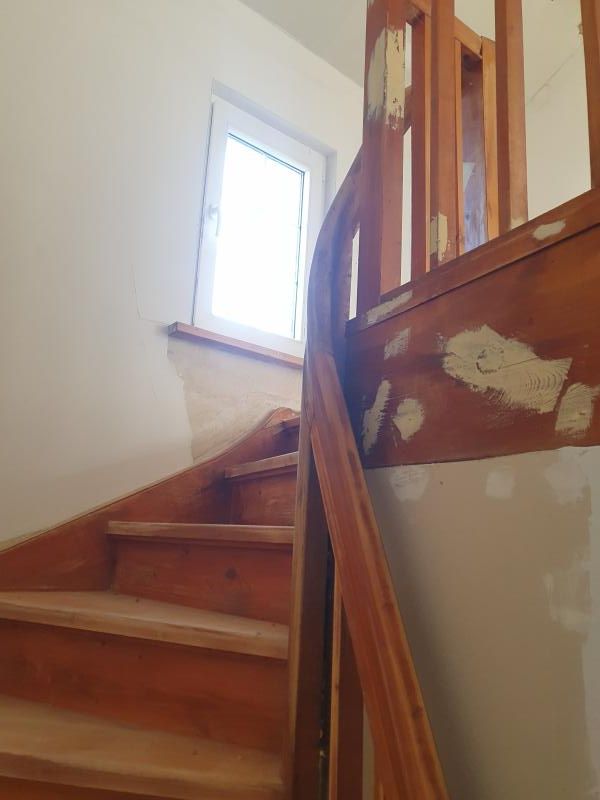 Treppe ins Dachgeschoss